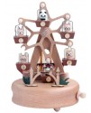 圓形 動物摩天輪 木質音樂盒 MUSIC BOX